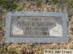 Perry Oliver "dick" Simmons