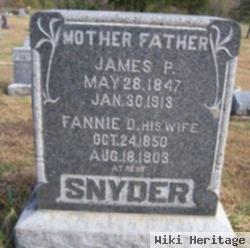 Frances Deborah "fannie" Snyder