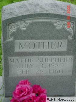 Martha Susan "mattie" Webb Shepherd