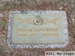 William Lloyd Riddle