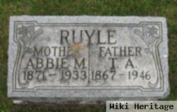 Abigail M. "abbie" Nicholas Ruyle