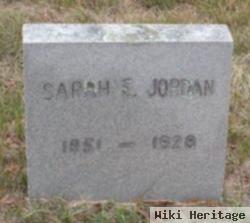 Sarah E Jordan