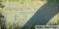 George W Rickett