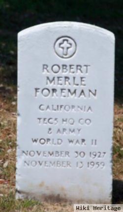 Robert Merle Foreman