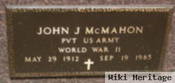 Pvt John J. Mcmahon