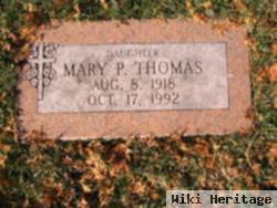 Mary P Thomas