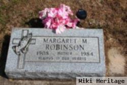 Margaret M Robinson