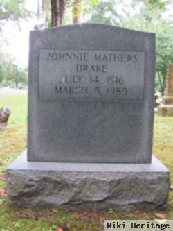 Johnnie Mathews Drake