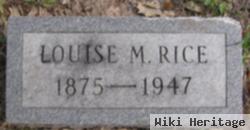 Louise M. Rice