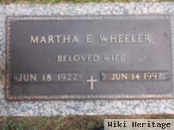 Martha E Wheeler