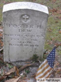 Pvt Foster H Dew