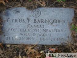 Cyrus F Barncord