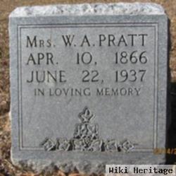 Mrs W. A. Sallie Turner Pratt