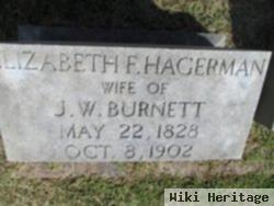 Elizabeth F, Hagerman Burnett