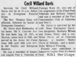 Cecil Willard Davis