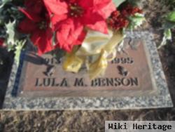 Lula M Benson