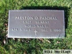 Ssgt Preston O. Paschal