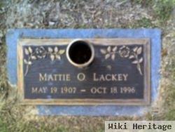 Mattie O. Lackey