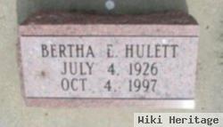 Bertha E Hulett