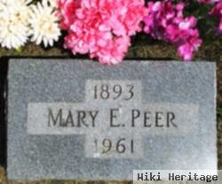 Mary E Peer