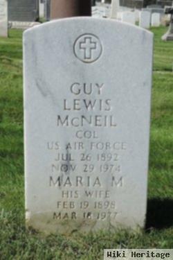 Col Guy Lewis Mcneil