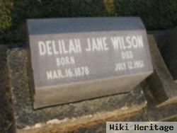 Delilah Jane Harlan Wilson