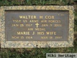 Walter H Cox