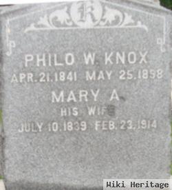 Mary A Knox