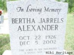 Bertha Jarrels Alexander