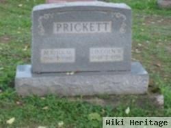 Bertha M Prickett