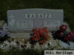 Gertrude J Radatz