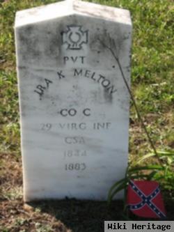 Pvt Ira K. Melton