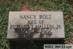 Nancy Lois Bolt Hallum