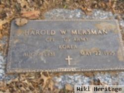 Harold Wayne Mersman