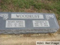 Mary Anna "mamie" Rhodes Woodruff