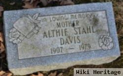 Althie M Stahl Davis