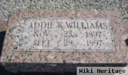 Addie K Welch Williams