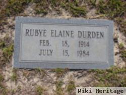 Rubye Elaine Durden