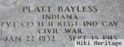 Pvt Platt Bayless