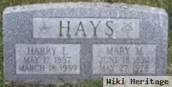 Harry E Hays