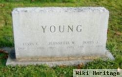 Jeannette W Young