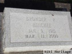 Browder R Hinchee