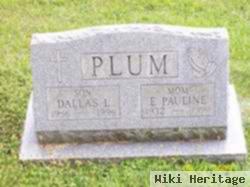 E Pauline Plum