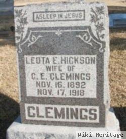 Leota E Hickson Clemings