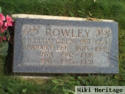 Sarah Elizabeth Lee Rowley