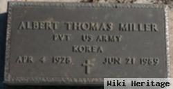 Pvt Albert Thomas Miller