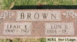 Lon E Brown