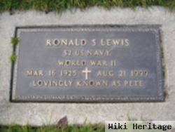 Ronald Sinex "pete" Lewis