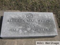 Alberta Mae Weber Weepie