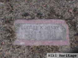 Lucille Katherine Cissell Henry